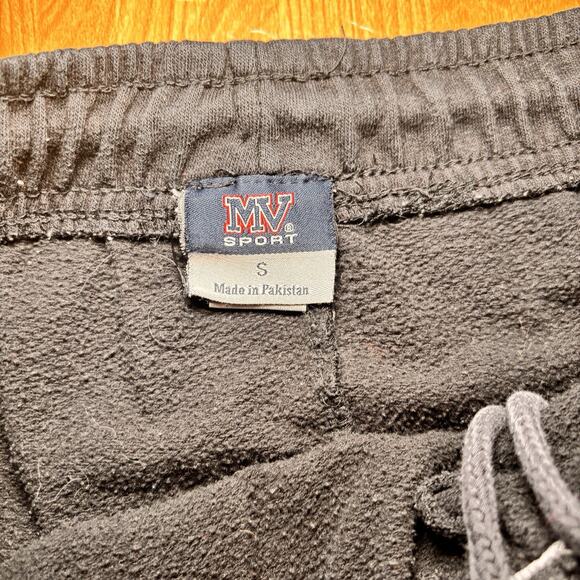 URI Rhode Island Rams Sweatpants MV Sport Black Joggers Women’s Small - Picture 3 of 4